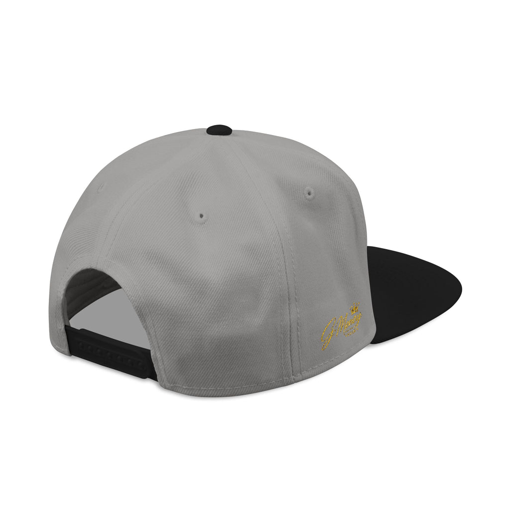 Money Crown Embroidered Snapback Hat
