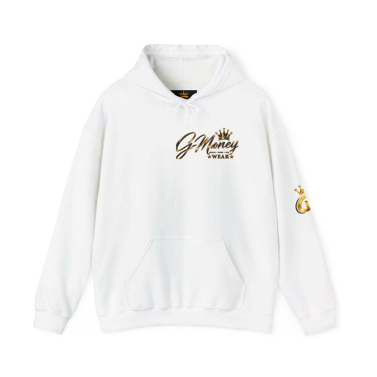 G-Money Wear Crown Logo Hoodie - Gold Crest Pullover