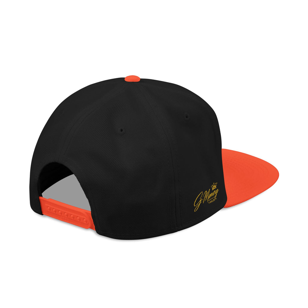 Money Crown Embroidered Snapback Hat
