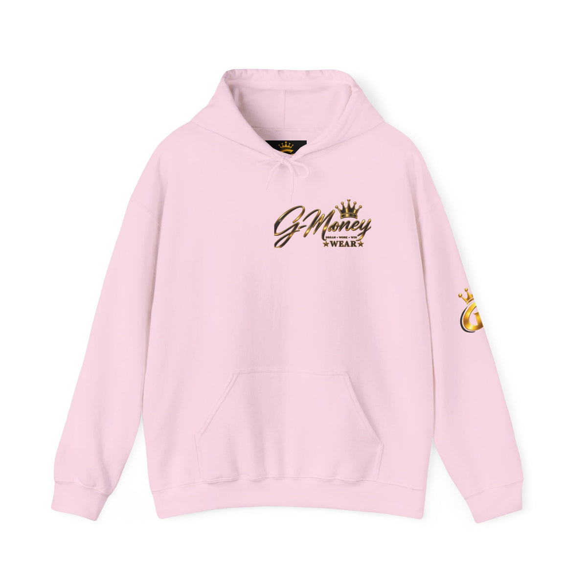 G-Money Wear Crown Logo Hoodie - Gold Crest Pullover