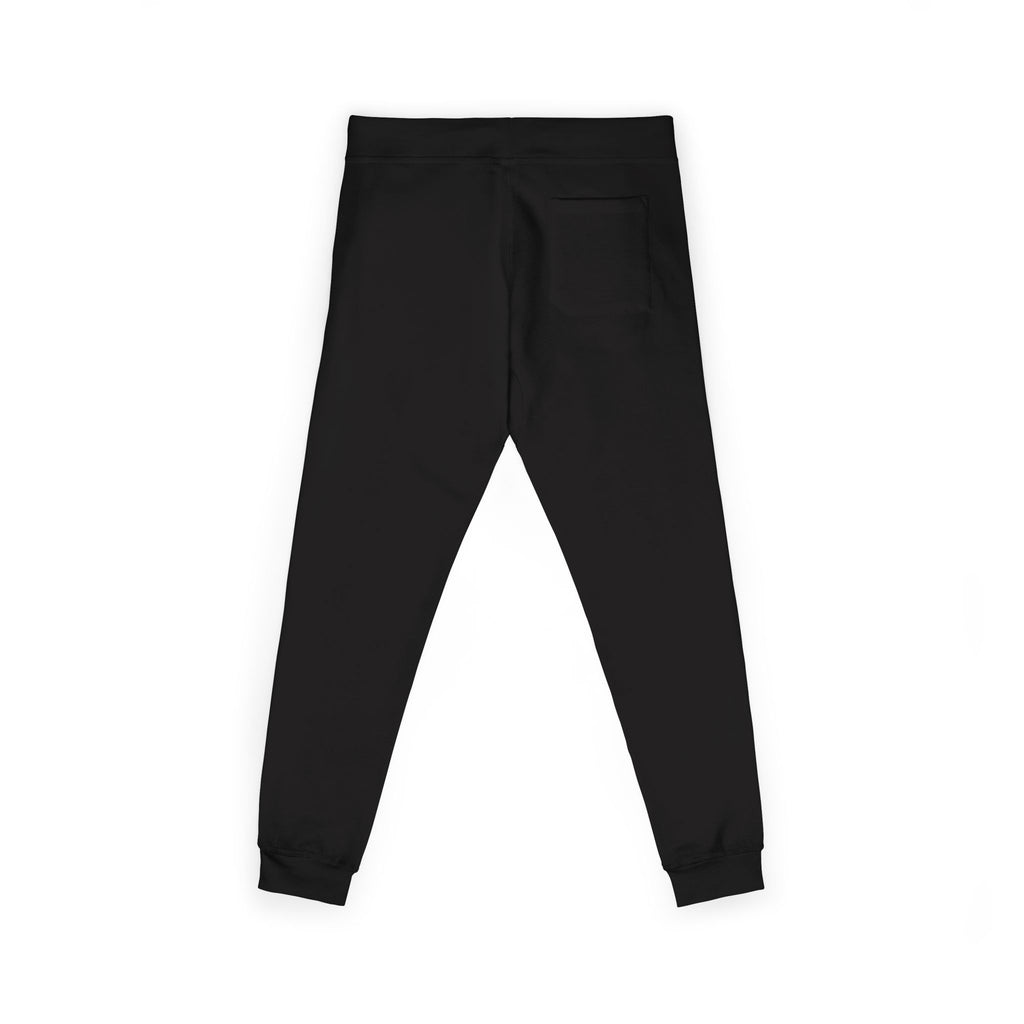 Embroidered 'Queen Vibes' Fleece Sweatpants — Cozy White Joggers