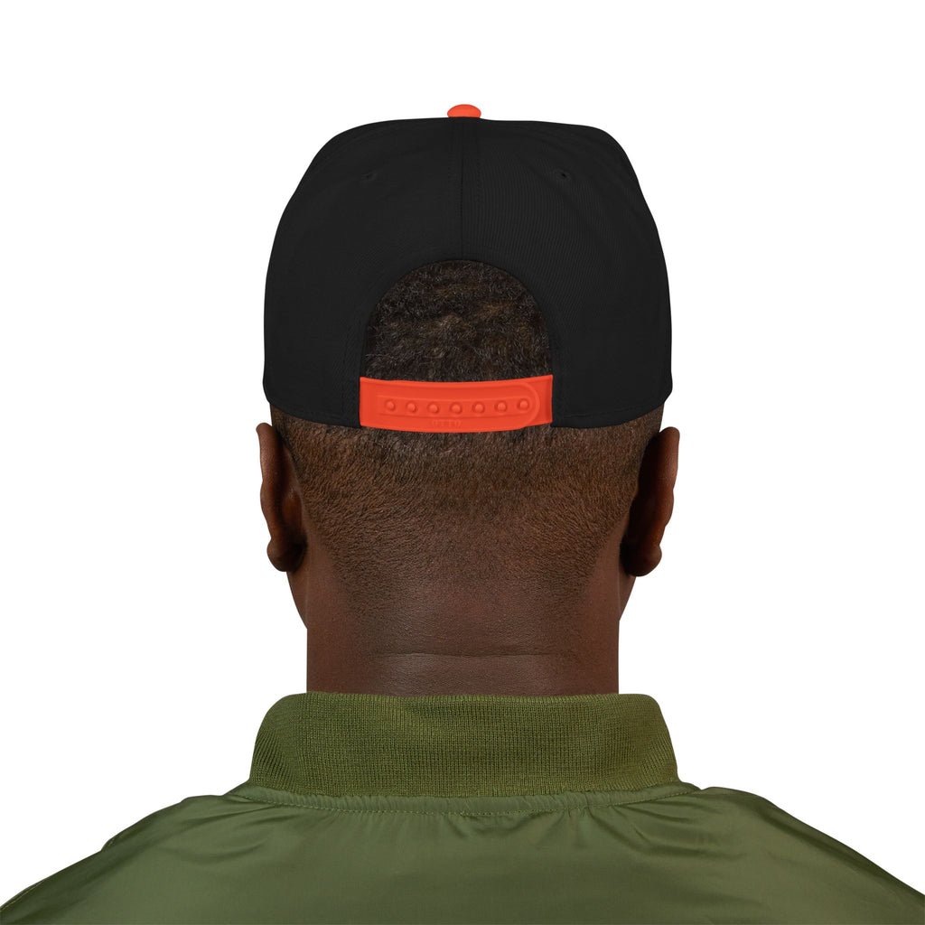 Money Crown Embroidered Snapback Hat
