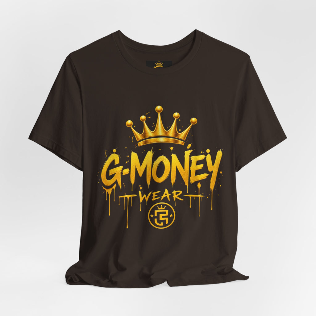 G-Money Wear Graphic Tee — Gold Crown Streetwear T-Shirt