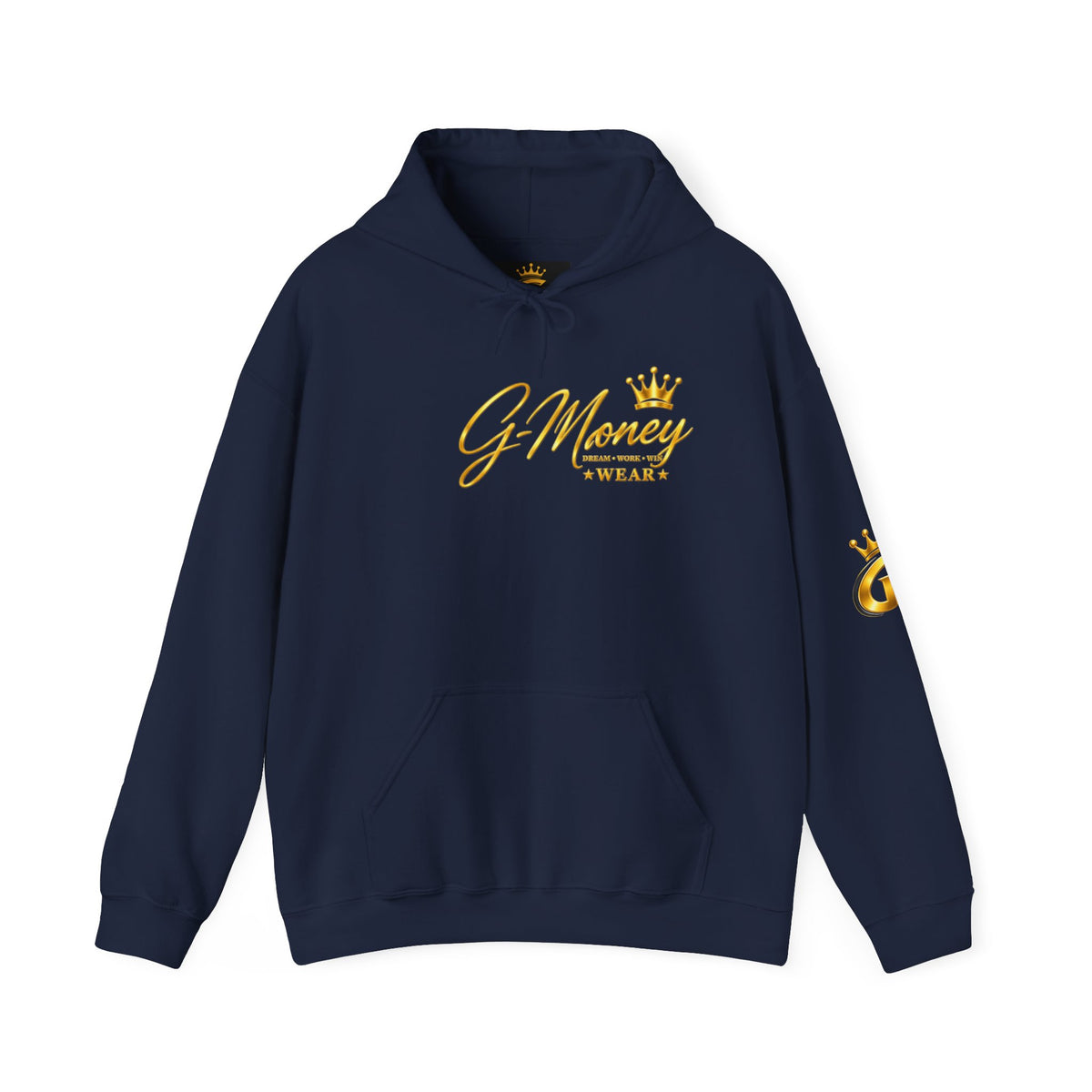 G-Money Gold Crown Hoodie – Streetwear Logo Pullover