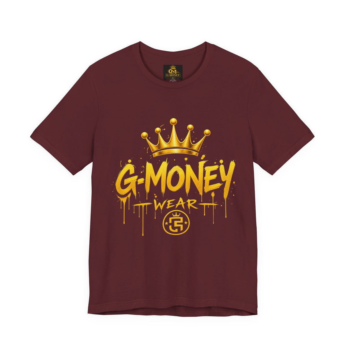 G-Money Wear Graphic Tee — Gold Crown Streetwear T-Shirt