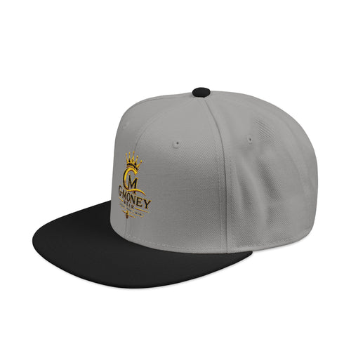 Embroidered Crown Snapback Hat — Red & Black Streetwear Cap