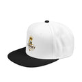 Embroidered Crown Snapback Hat — Red & Black Streetwear Cap