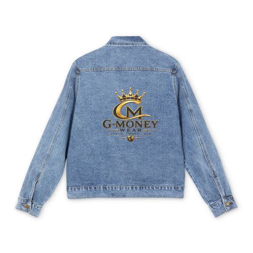 Denim Jacket — G-Money Crown Logo Back Print