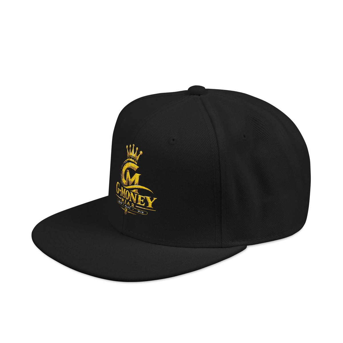 Money Crown Embroidered Snapback Hat