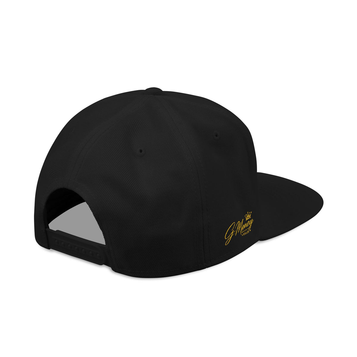 Money Crown Embroidered Snapback Hat