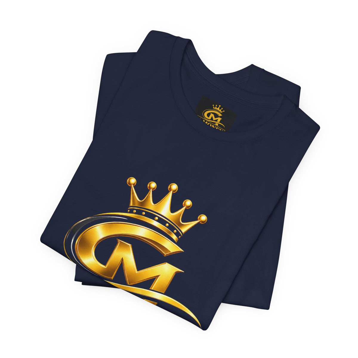 G-Money Logo T‑Shirt — Gold Crown Streetwear Tee