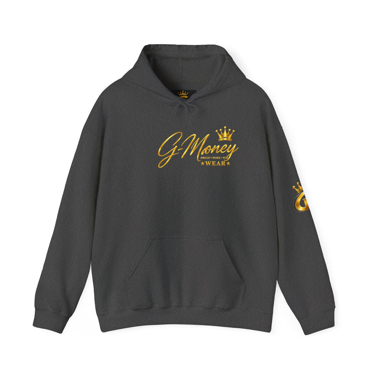 G-Money Gold Crown Hoodie – Streetwear Logo Pullover
