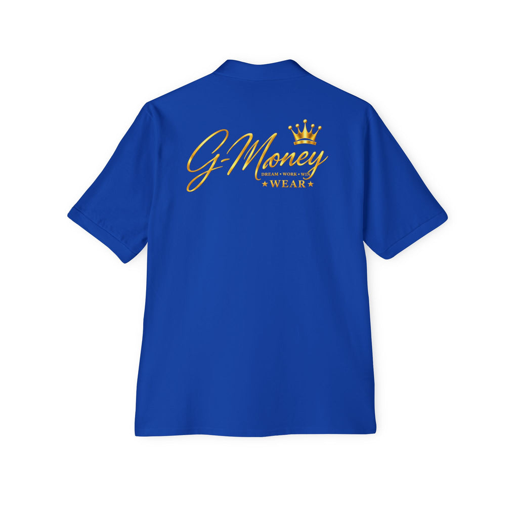 G-Money Wear Polo Shirt — Embroidered Crown Logo Men’s Piqué Polo