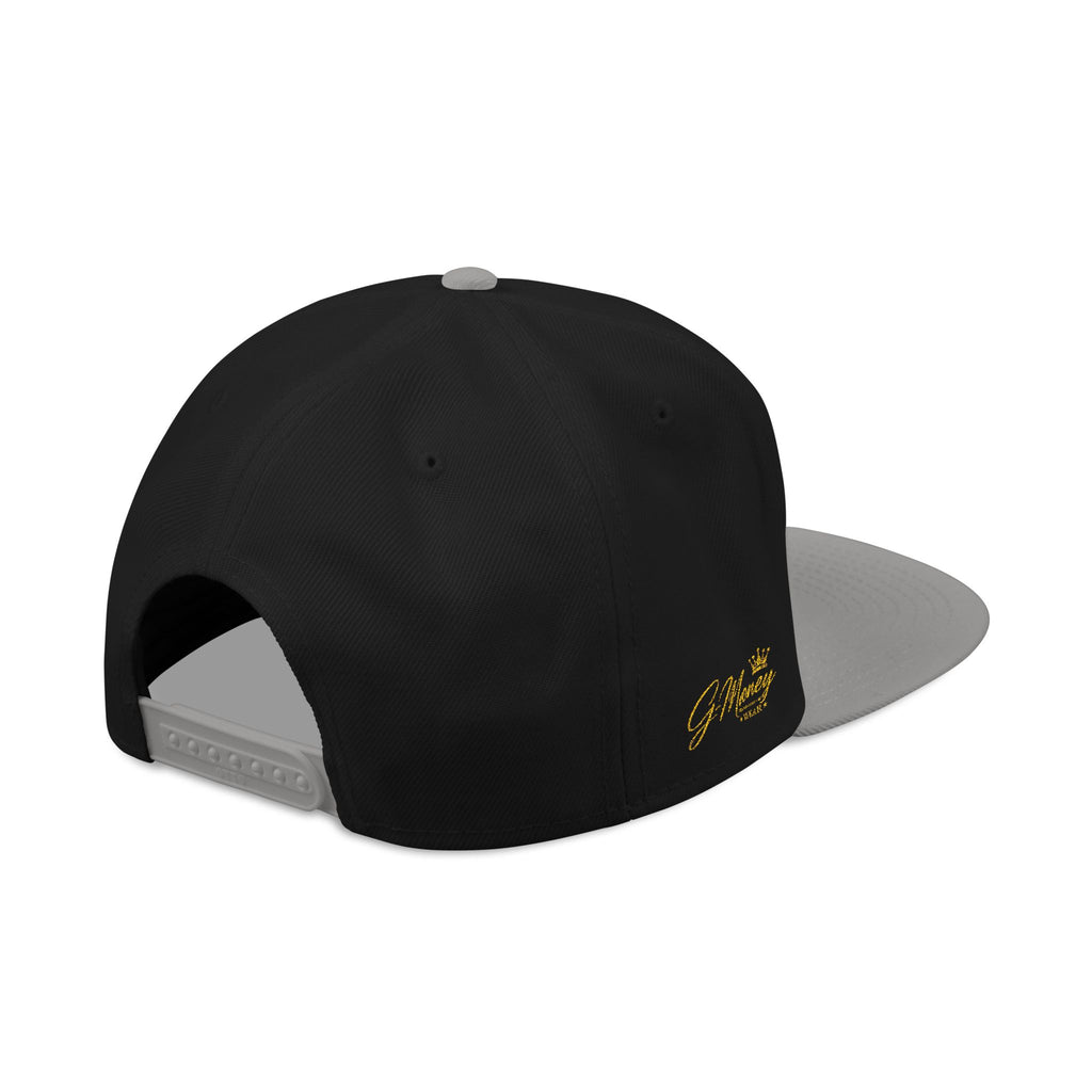 Money Crown Embroidered Snapback Hat