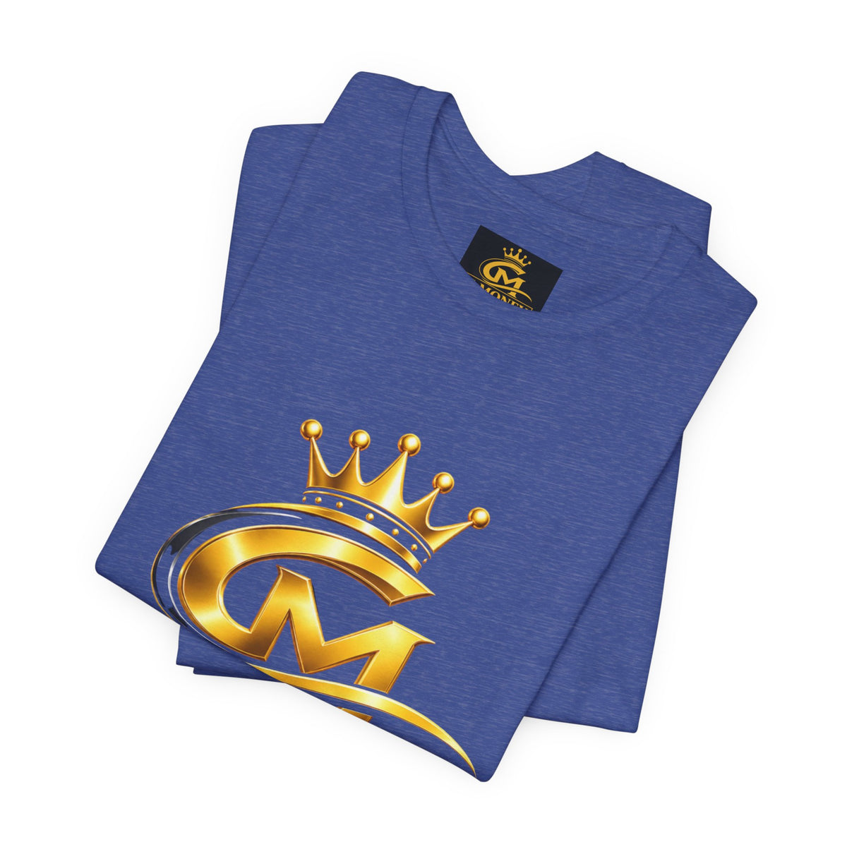 G-Money Logo T‑Shirt — Gold Crown Streetwear Tee