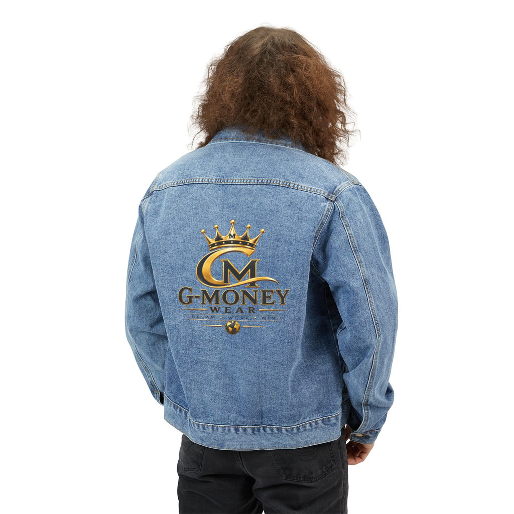 Denim Jacket — G-Money Crown Logo Back Print
