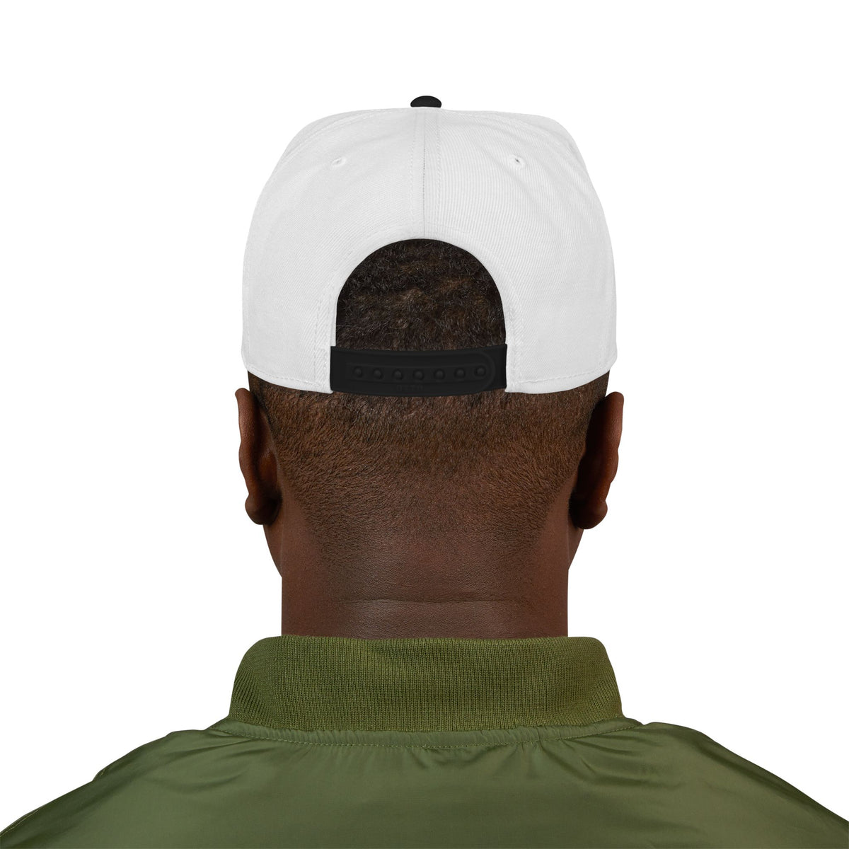 Embroidered Crown Snapback Hat — Red & Black Streetwear Cap