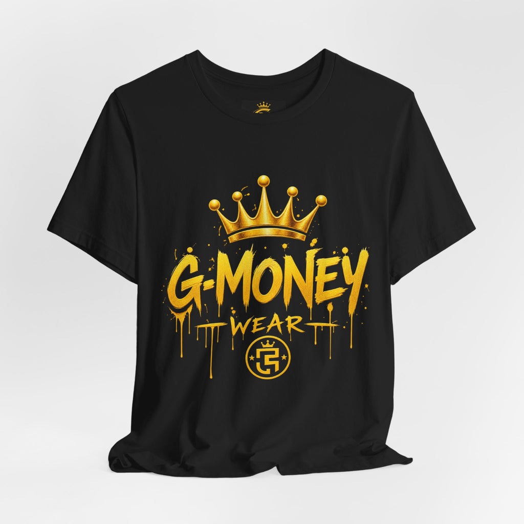 G-Money Wear Graphic Tee — Gold Crown Streetwear T-Shirt