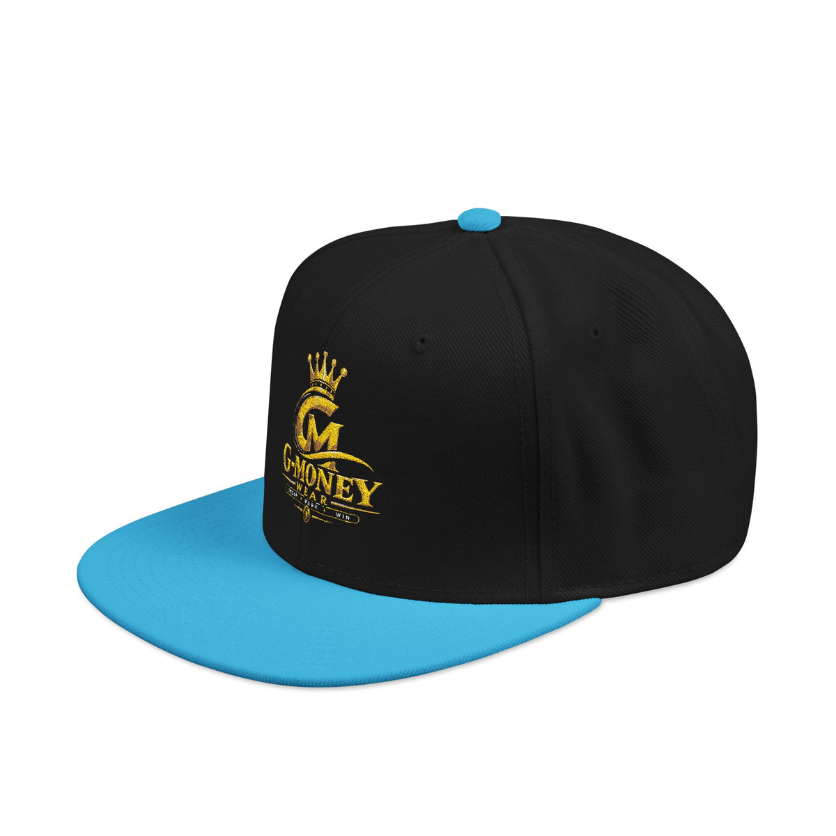 Money Crown Embroidered Snapback Hat
