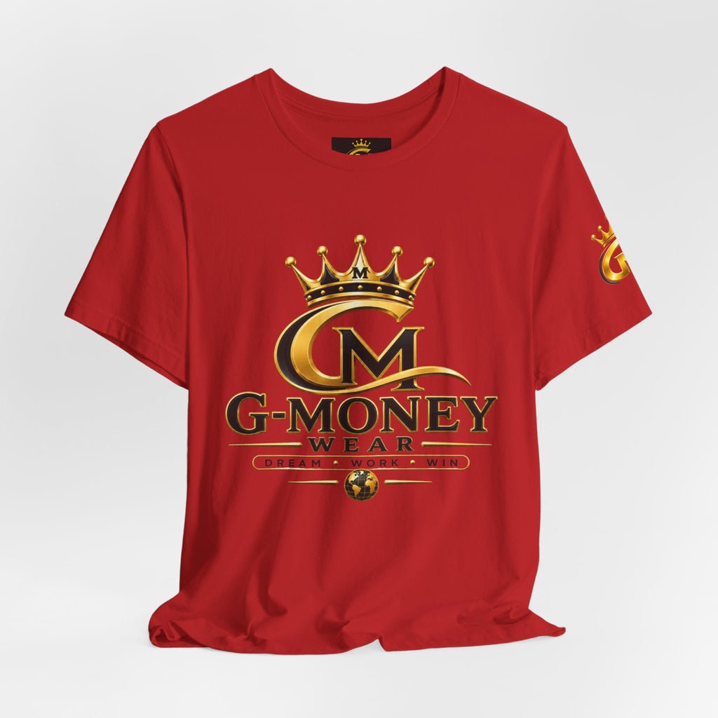 G-Money Wear Crown Logo Tee — Dream Work Win Graphic T-Shirt