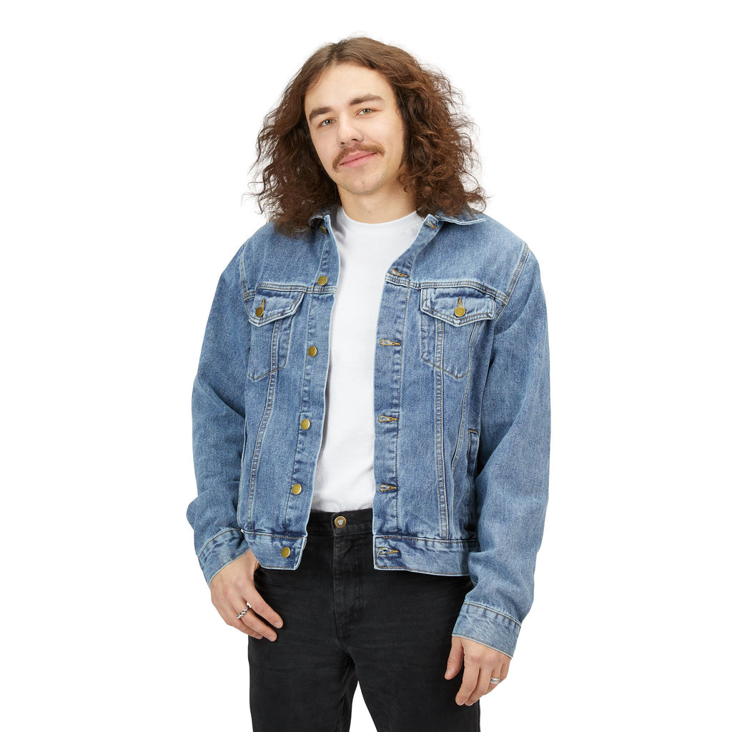 Denim Jacket — G-Money Crown Logo Back Print