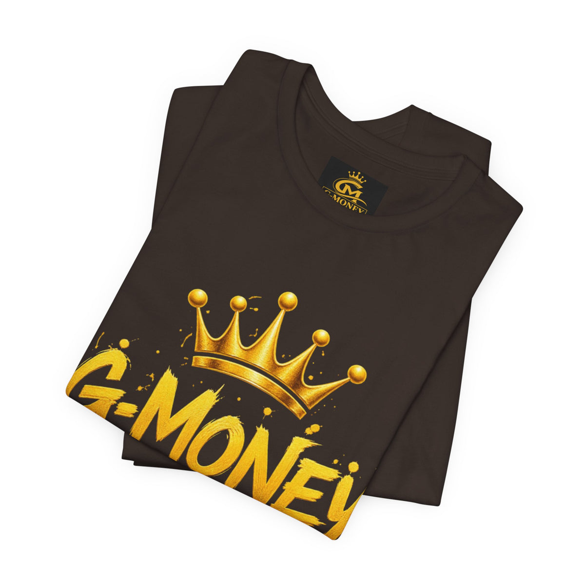 G-Money Wear Graphic Tee — Gold Crown Streetwear T-Shirt