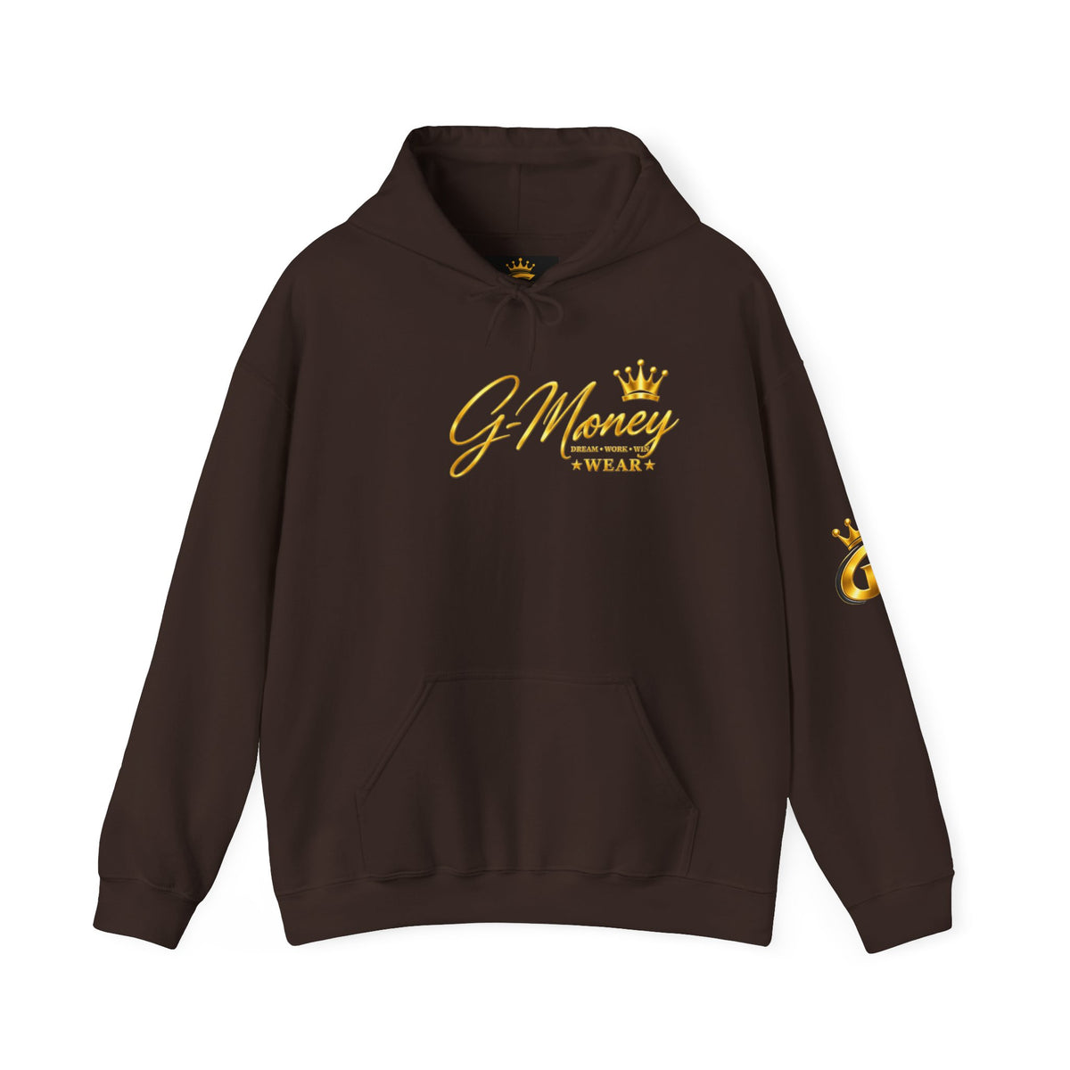 G-Money Gold Crown Hoodie – Streetwear Logo Pullover
