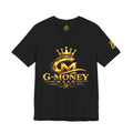 G-Money Logo T‑Shirt — Gold Crown Streetwear Tee