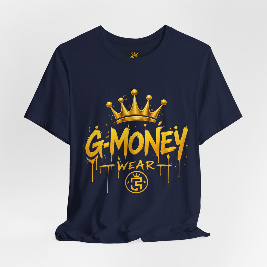 G-Money Wear Graphic Tee — Gold Crown Streetwear T-Shirt