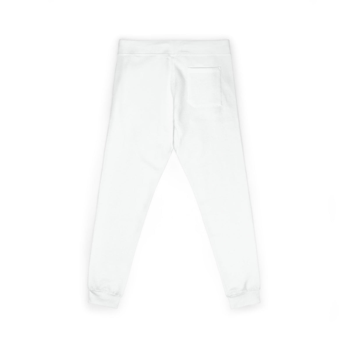 Embroidered 'Queen Vibes' Fleece Sweatpants — Cozy White Joggers