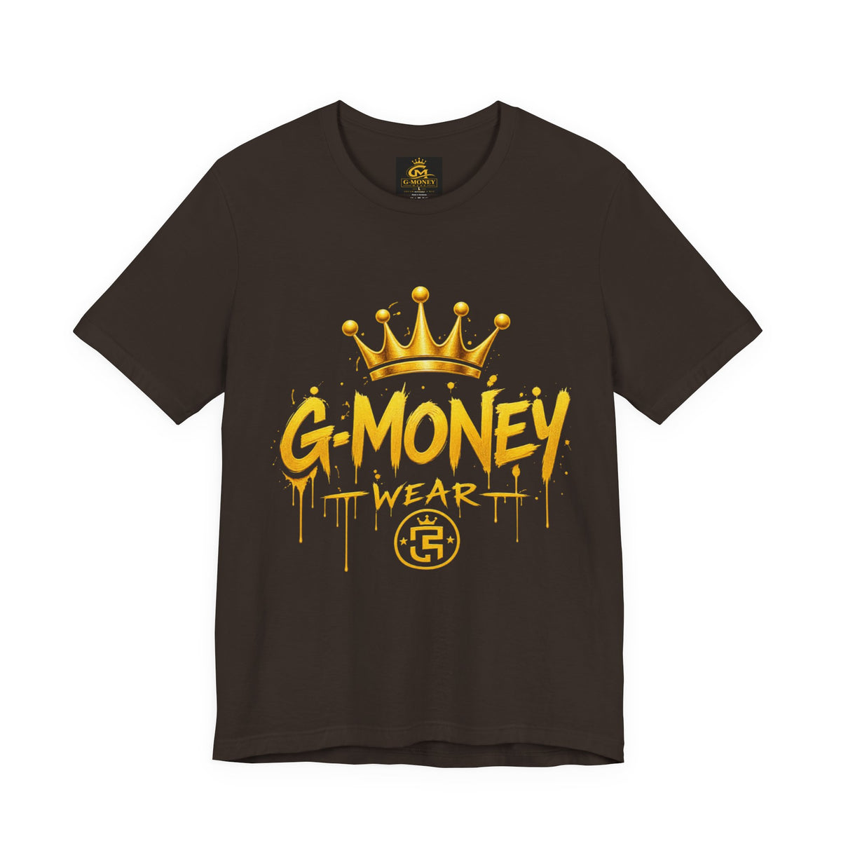 G-Money Wear Graphic Tee — Gold Crown Streetwear T-Shirt
