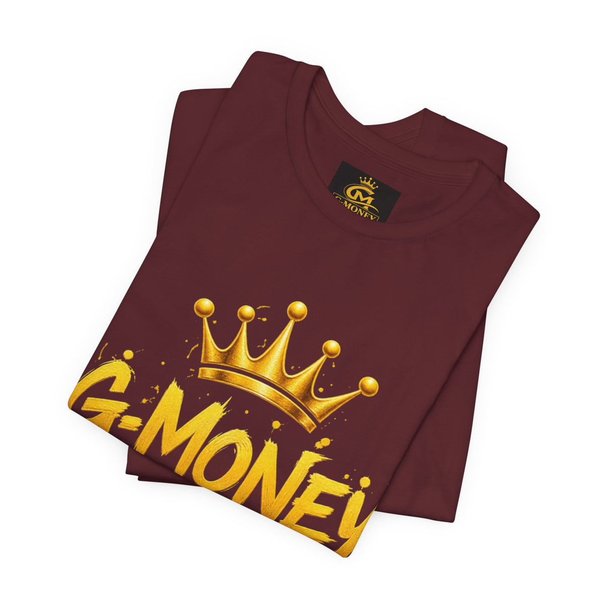 G-Money Wear Graphic Tee — Gold Crown Streetwear T-Shirt