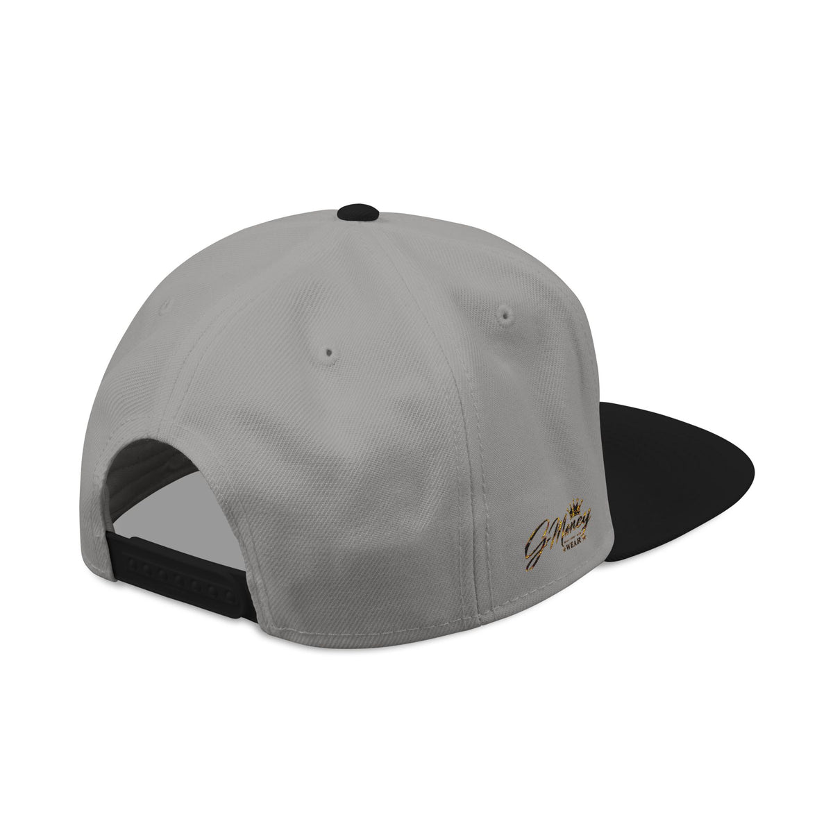 Embroidered Crown Snapback Hat — Red & Black Streetwear Cap