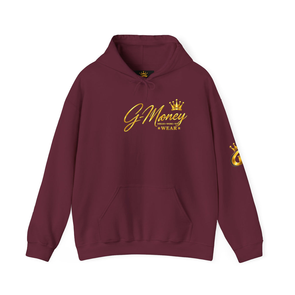 G-Money Gold Crown Hoodie – Streetwear Logo Pullover