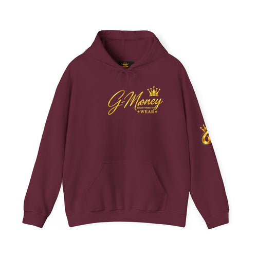 G-Money Gold Crown Hoodie – Streetwear Logo Pullover