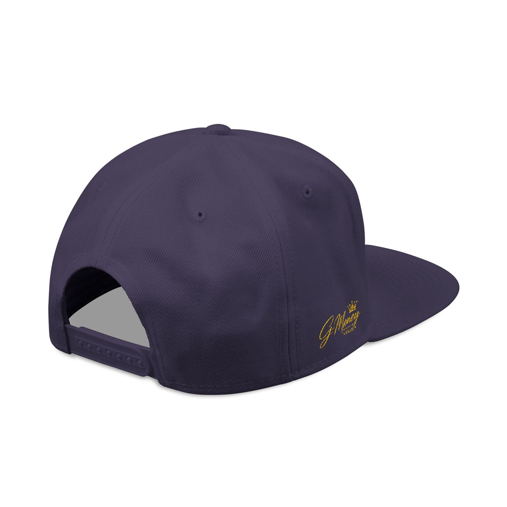 Money Crown Embroidered Snapback Hat