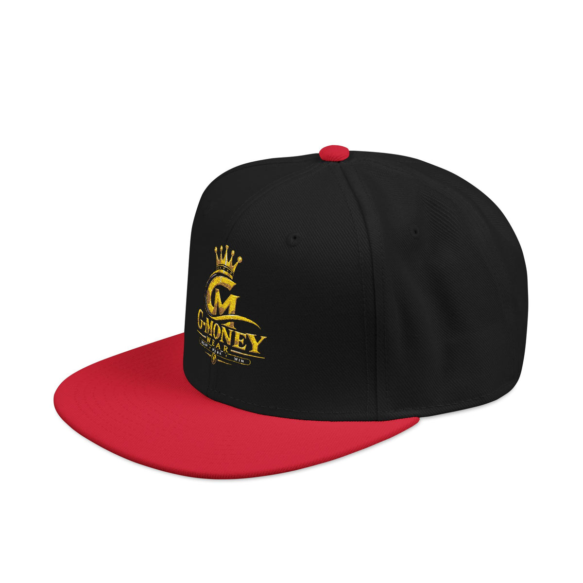 Money Crown Embroidered Snapback Hat
