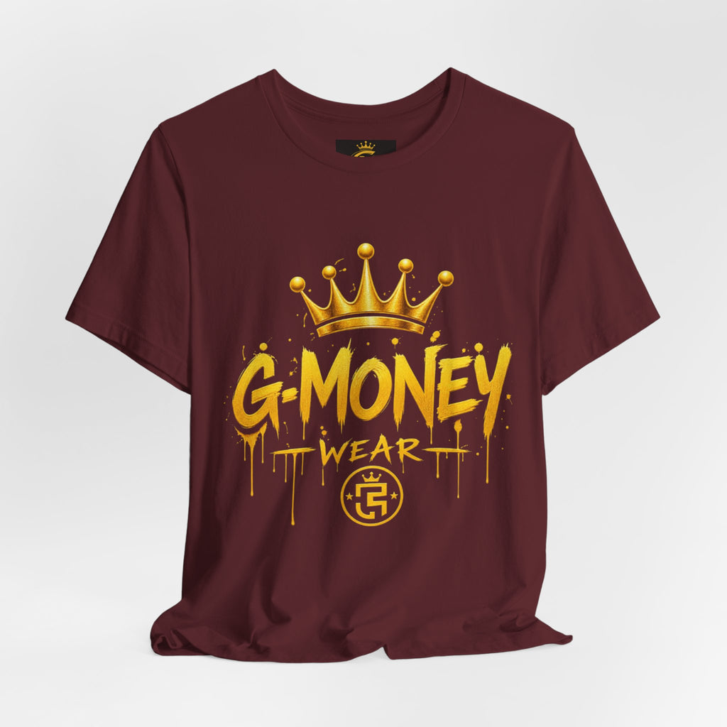 G-Money Wear Graphic Tee — Gold Crown Streetwear T-Shirt