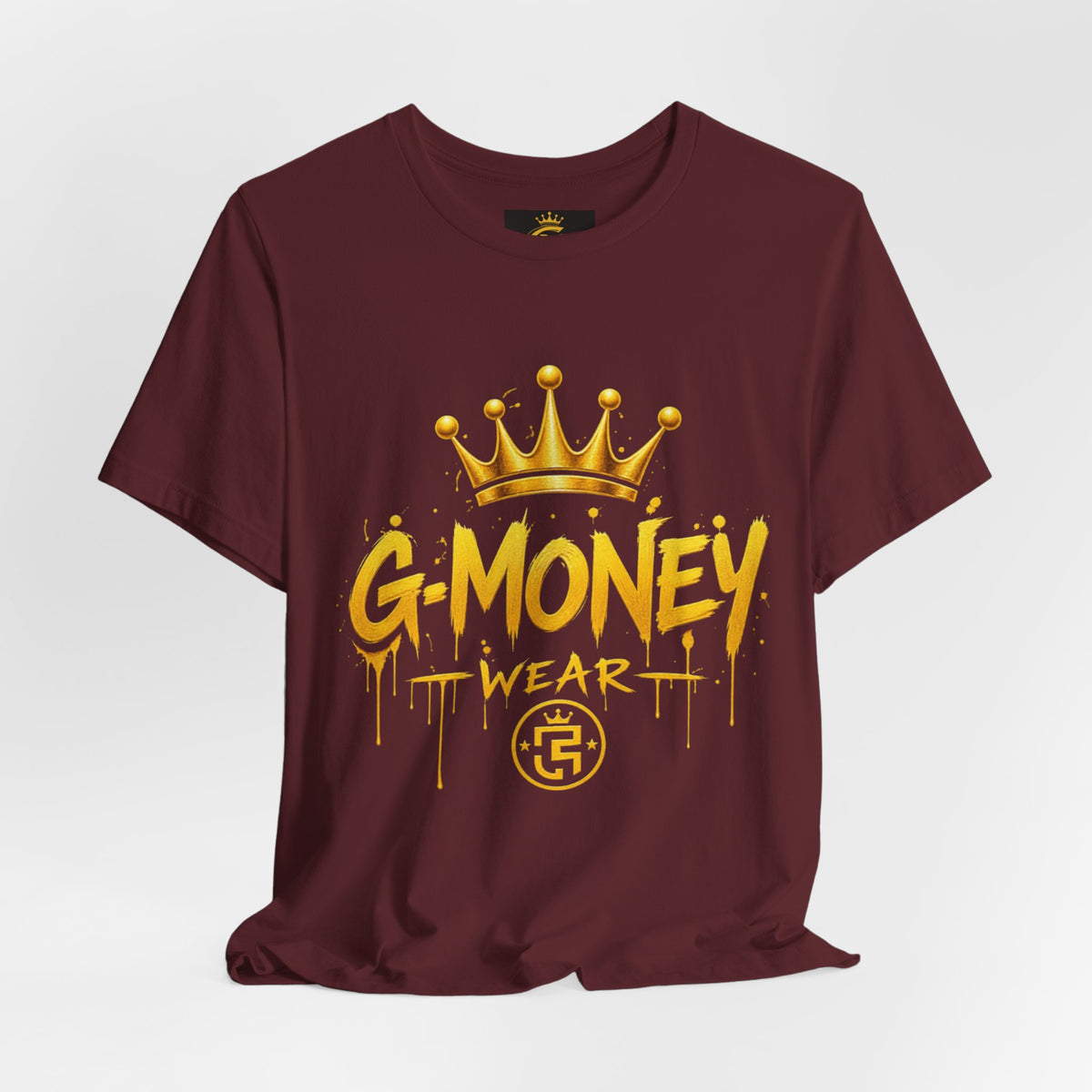 G-Money Wear Graphic Tee — Gold Crown Streetwear T-Shirt