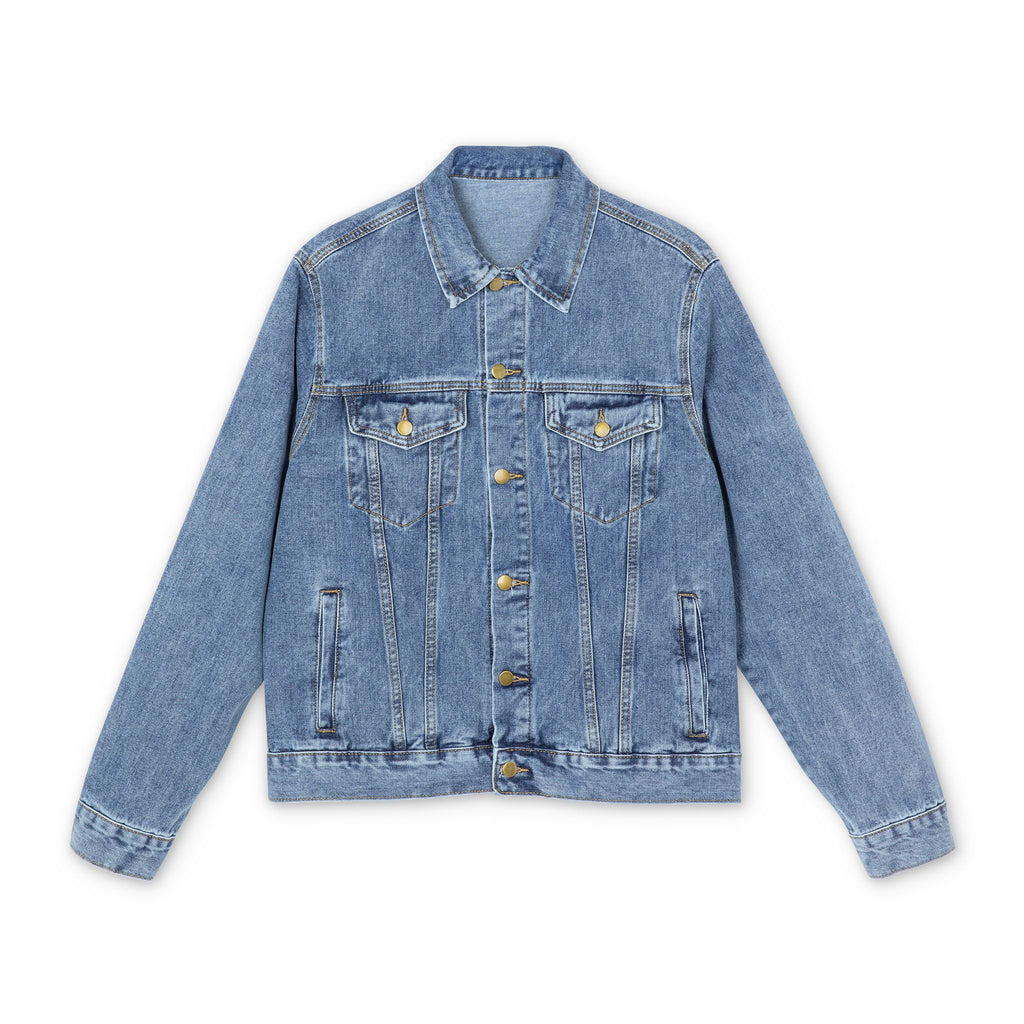 Denim Jacket — G-Money Crown Logo Back Print